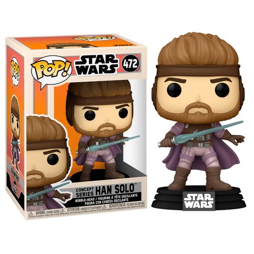 Funko Pop! Disney: Star Wars Concept Series. Han Solo #472 Bobble-Head Vinyl Figure