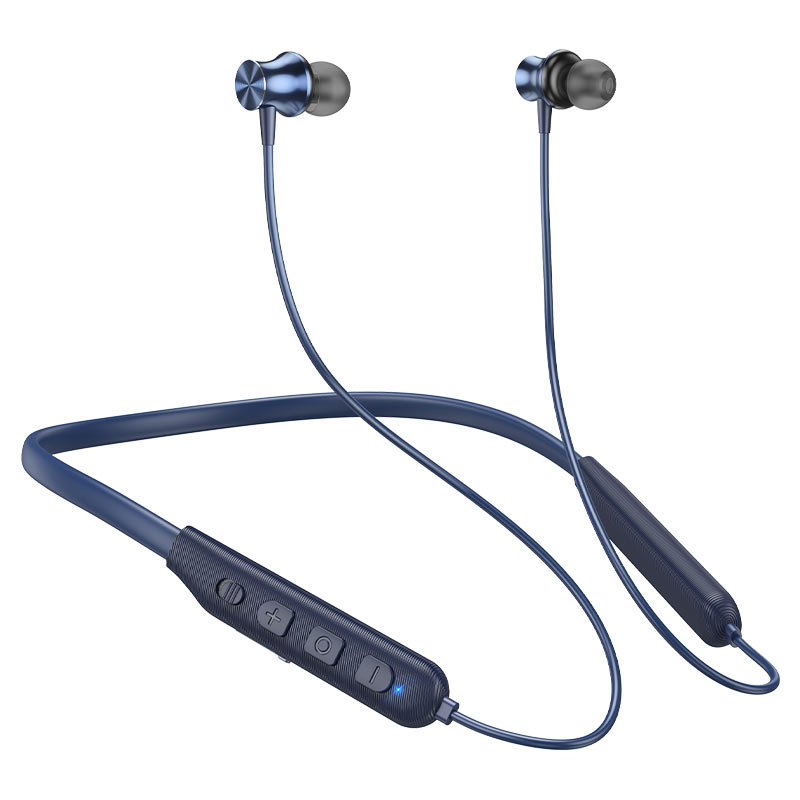 Wireless earphones “ES64 Easy Sound” with mic blue