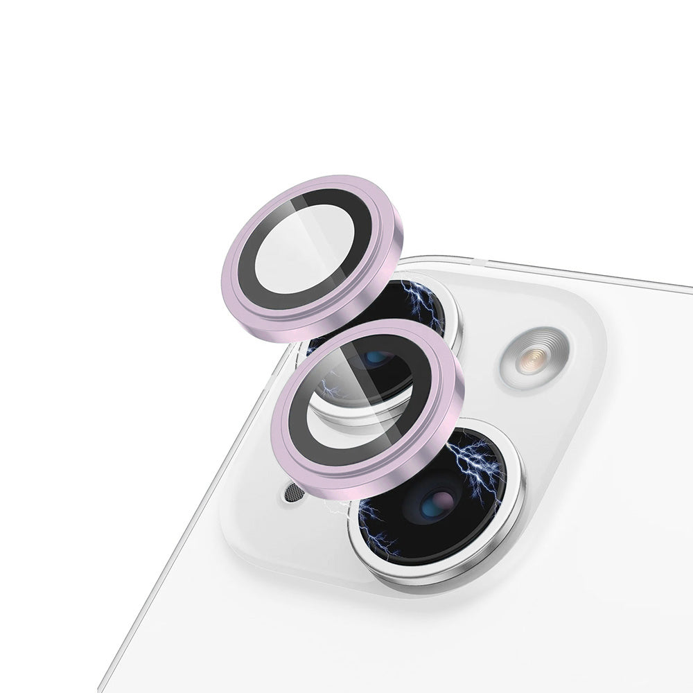 Baiko Camera Lens Protectors for iPhone 15 Pink