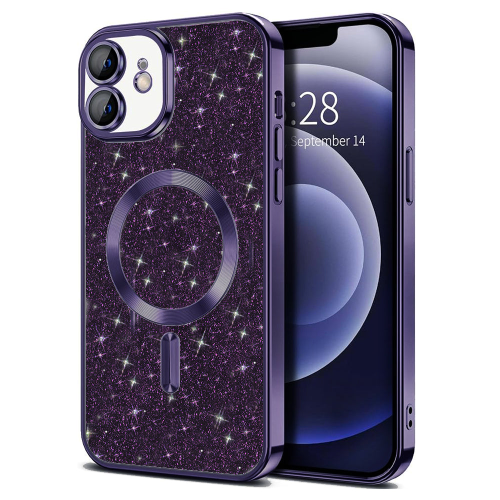 Luxury Glitter MagSafe - iPhone 12 - Deep Purple