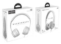 HOCO Headphones W21 JACK 3.5MM with microphone 1.2M gray