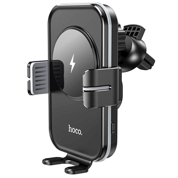 HOCO car holder with wireless charging 15W Buddy CA80 black