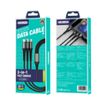 JELLICO cable B11 3w1 3.1A 1.2M Black