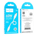 HOCO cable X96 USB-C - USB-C PD 60W 0.25M White