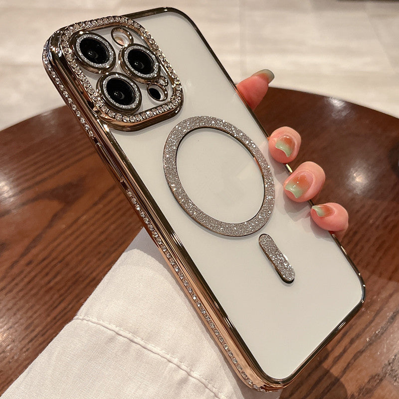 Shieldee - Royal Crystal MagSafe for iPhone 12 Gold