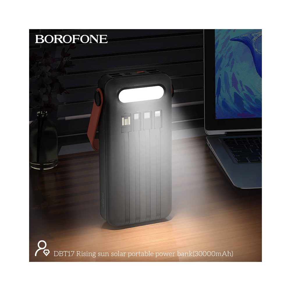 Power Bank Solar Charger BOROFONE DBT17 30000mAh 12 in 1