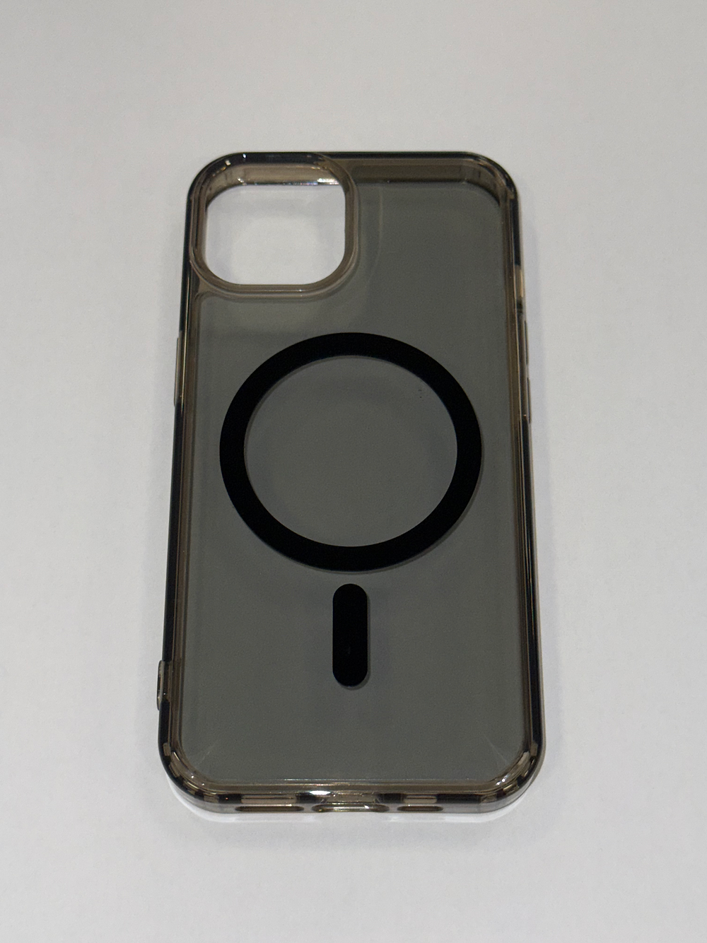 Shieldee - Crystal Anti-Yellow MagSafe Case iPhone 14 Black Clear