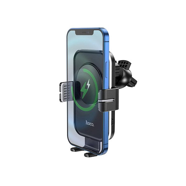 HOCO car holder with wireless charging 15W Buddy CA80 black