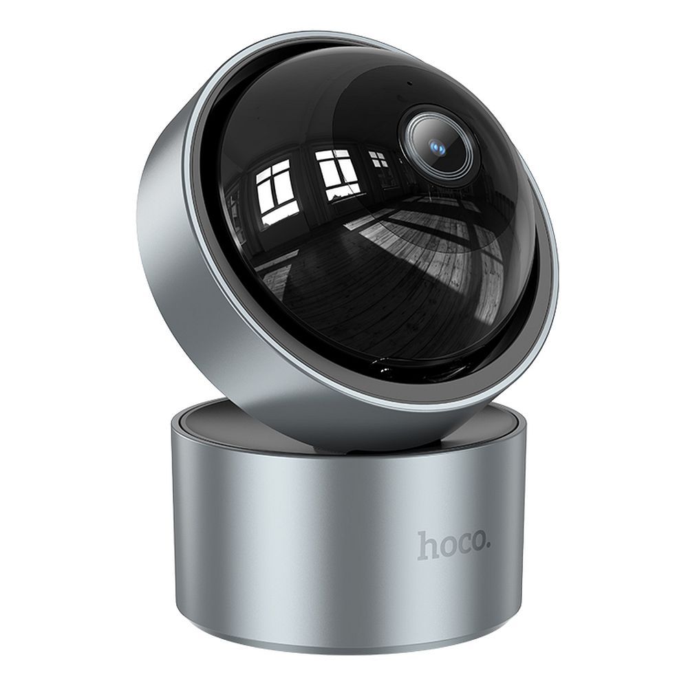 HOCO indoor camera adjustable in two planes with night mode Full HD D5 silver