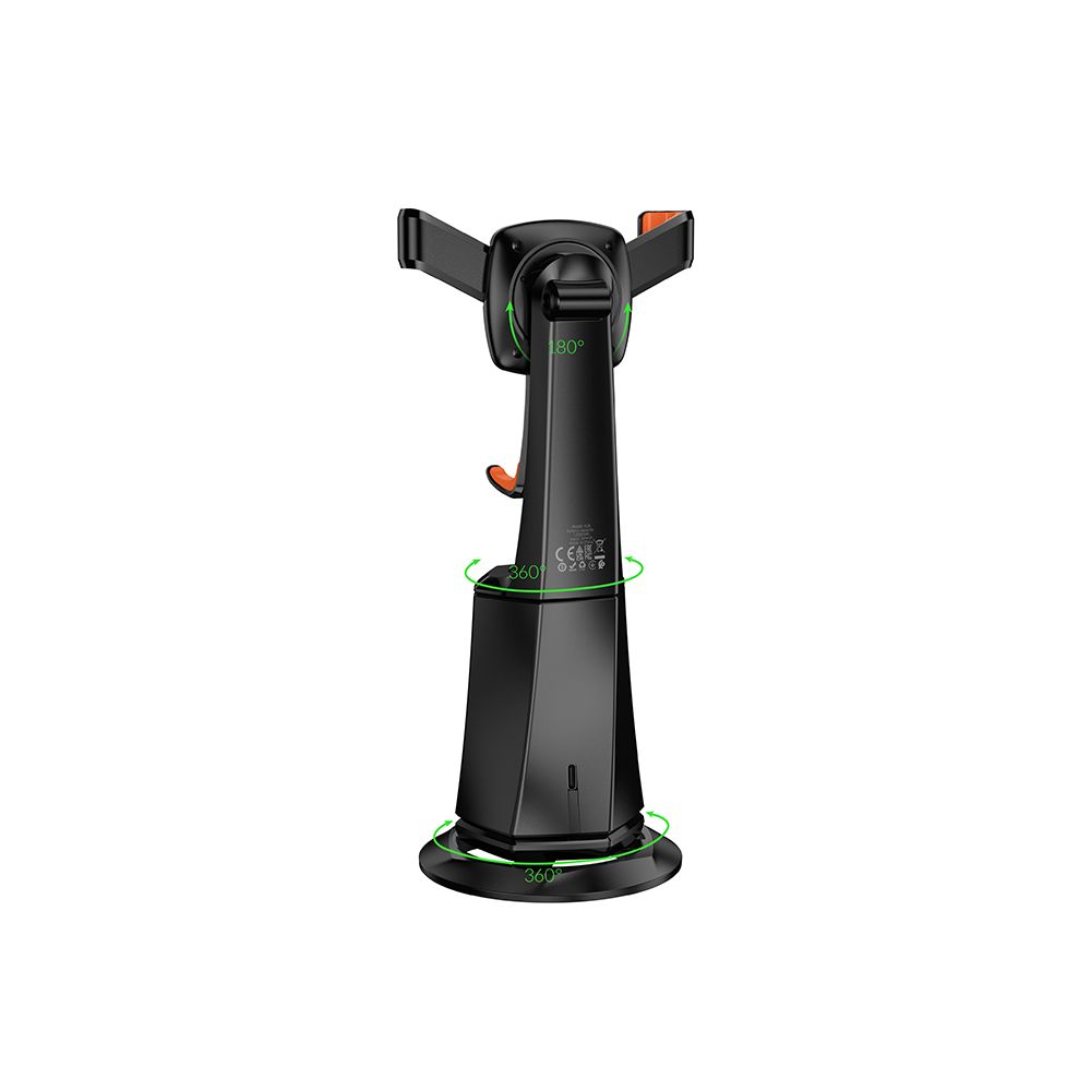 HOCO mobile phone holder 360 degree with auto face tracking K26 black