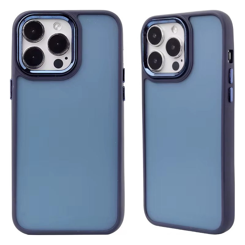 Θήκη Matte Frosted για Xiaomi Redmi Note 14 5G Μπλε σκούρο