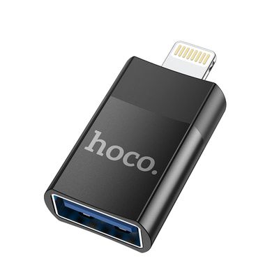 Hoco UA17 OTGUSB A to Lightning Adapter Black