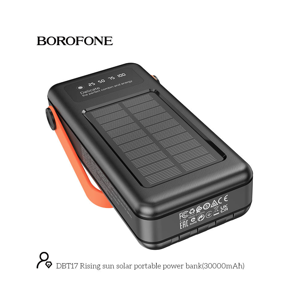 Power Bank Solar Charger BOROFONE DBT17 30000mAh 12 in 1