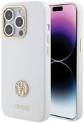 Guess Guess GUHCP15LM4DGPH iPhone 15 Pro 6.1" white hardcase Silicone