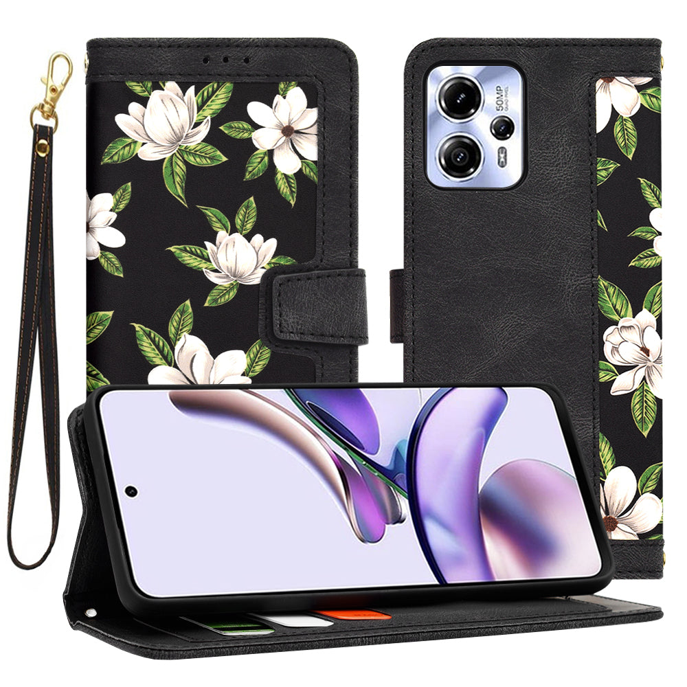 FlipCraft - Motorola Moto G13 / G23 / G53 - Flowers of the Dawn