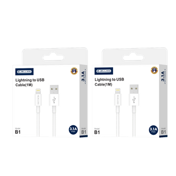 JELLICO cable B1 Lightning 3.1A 1M White