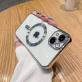 Shieldee - Metallic Frame MagSafe Case for Samsung Galaxy A35 Silver