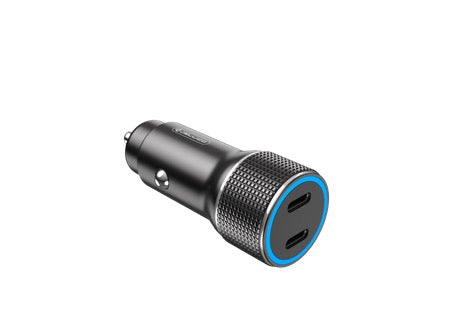 JELLICO car charger F8 PD 40W 2xUSB-C Black