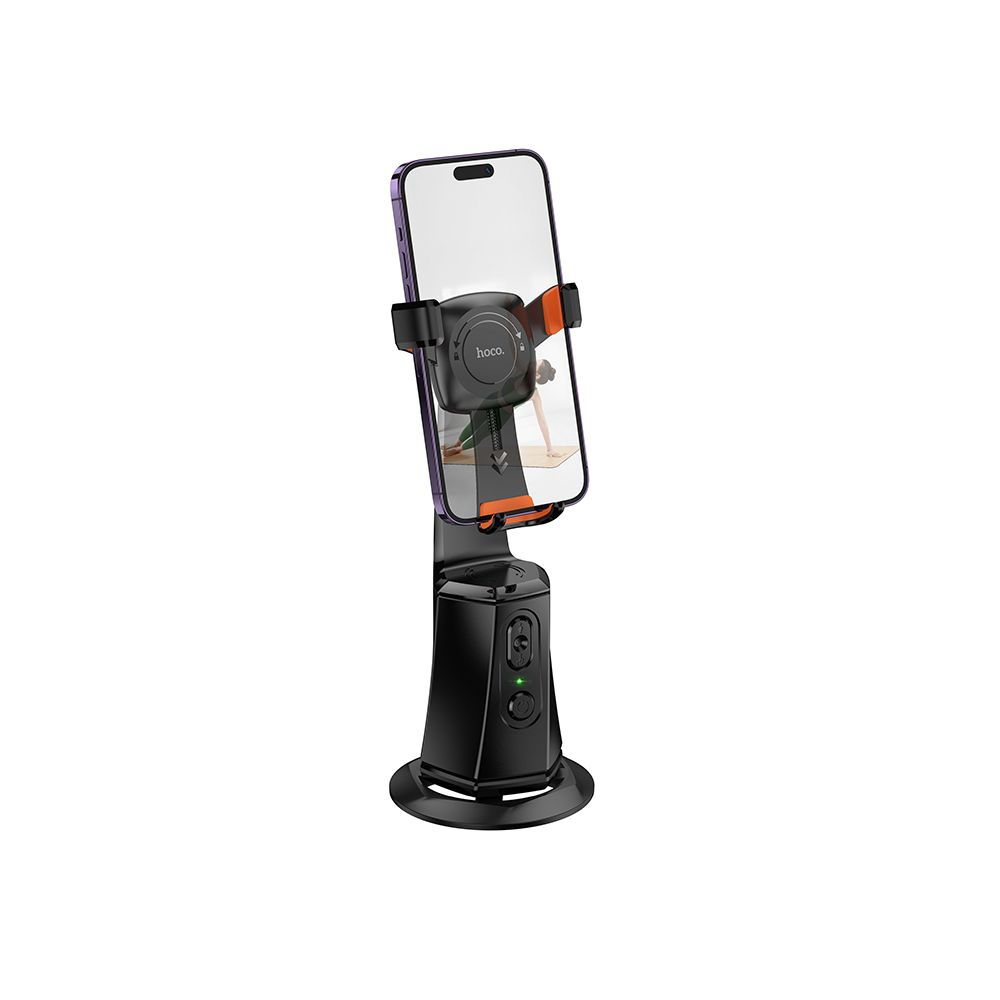 HOCO mobile phone holder 360 degree with auto face tracking K26 black