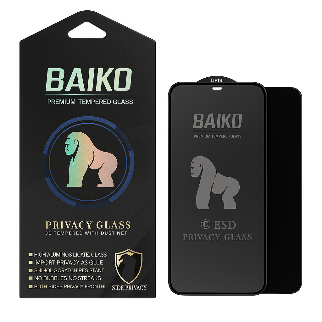 Baiko Privacy Screen Protector for iPhone XS Max / 11 Pro Max