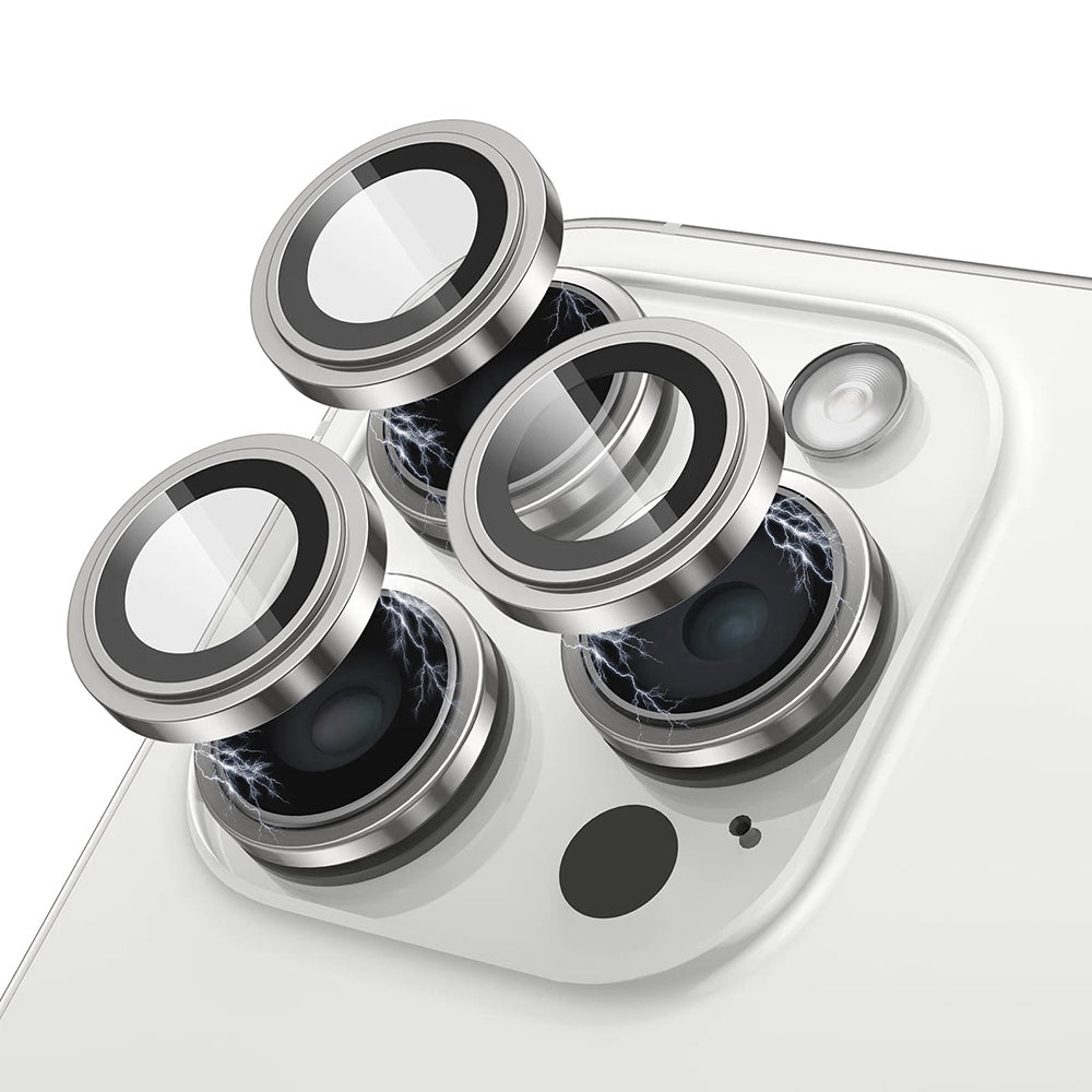 Baiko Camera Lens Protectors for iPhone 16 Silver