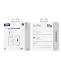 JELLICO wall charger C35 PD 25W 1xUSB-C White