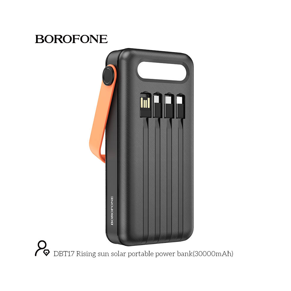 Power Bank Solar Charger BOROFONE DBT17 30000mAh 12 in 1