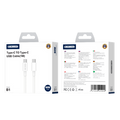 JELLICO cable B1 USB-C - USB-C PD 60W 1M White