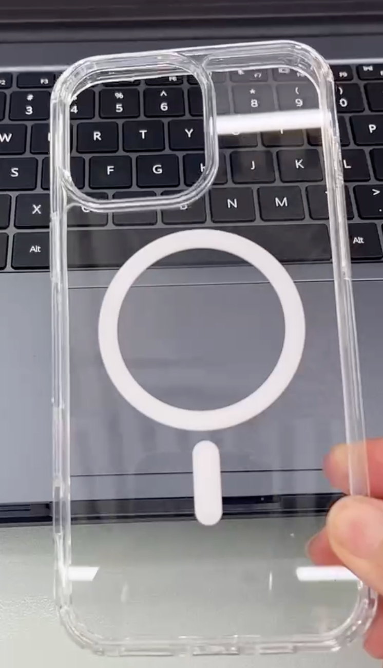 Shieldee - Crystal Anti-Yellow MagSafe Case iPhone 16 Pro Clear