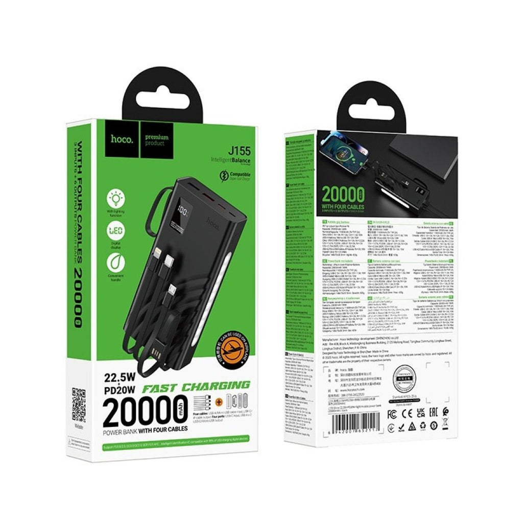 Hoco J155 Power Bank 20.000mAh 22.5W PD20W