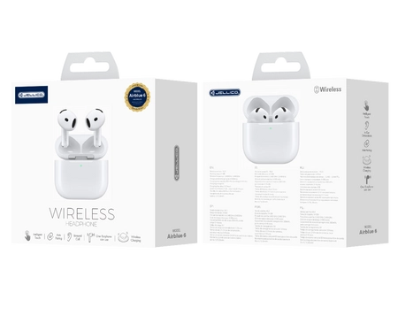 JELLICO wireless earphones AirBlue 6 White
