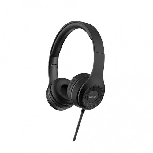 W21 Graceful Charm Wire Control Headphones - Black