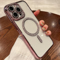 Shieldee - Royal Crystal MagSafe for Samsung Galaxy S22 Pink
