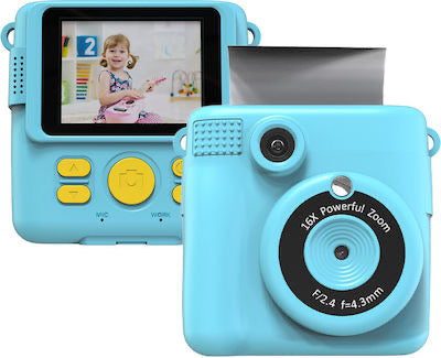 Lamtech Instant Print Digital Camera Blue