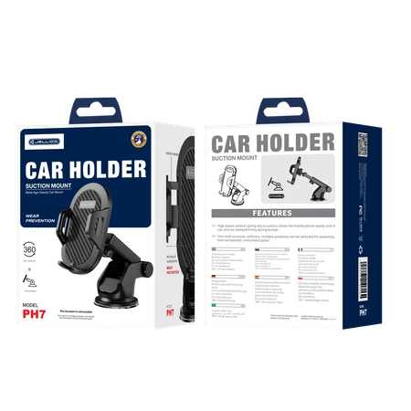 JELLICO car holder gravity PH7 Black
