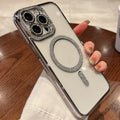 Shieldee - Royal Crystal MagSafe for Samsung Galaxy A55 Silver