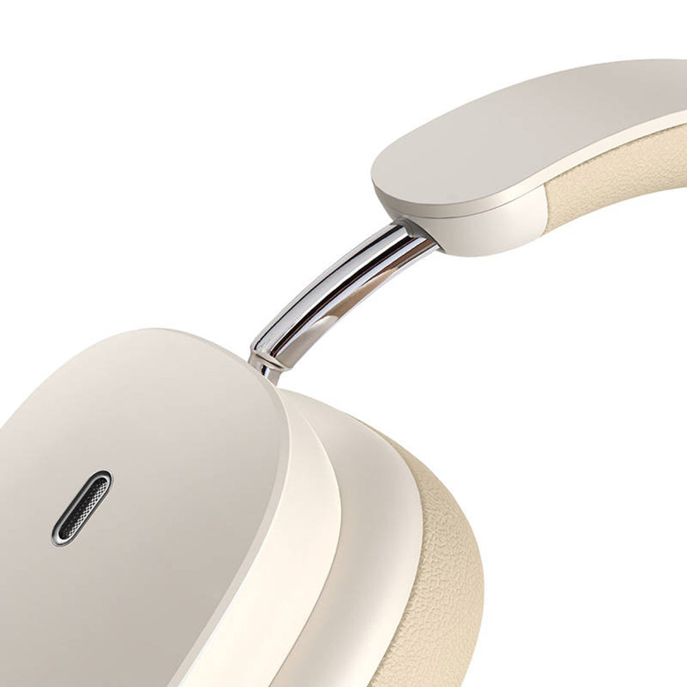 Baseus - Wireless Headphones Bowie H1 - Bluetooth 5.2 - Foldable - ANC - Creamy