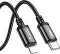 Hoco X89 Braided USB-C to Lightning Cable 2m Black