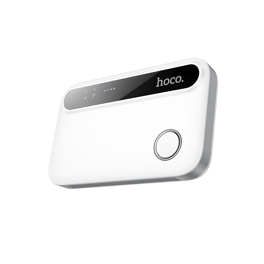 Portable wireless router Hoco WiFi HI41 white