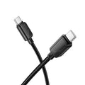 USB C to USB C Cable Hoco 3A 60W 1m X113 Black