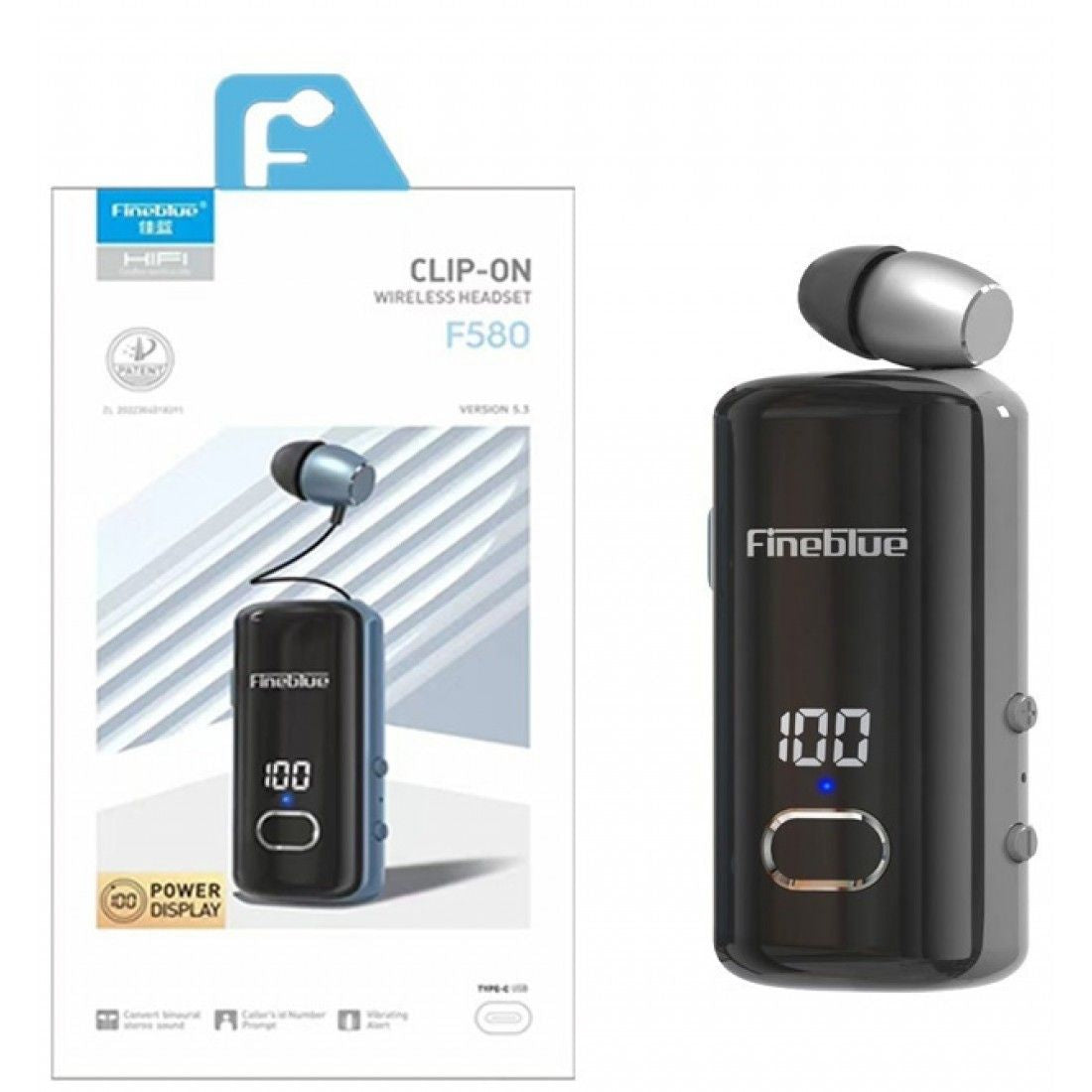 Ασύρματο ακουστικό hands free fineblue f580