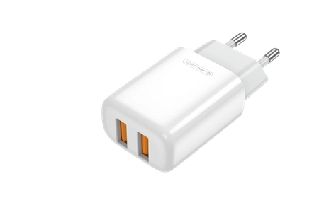 JELLICO wall charger EU02 2.4A 12W 2xUSB White