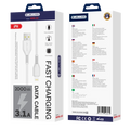 JELLICO cable KDS-32 Lightning USB 3.1A 2M White