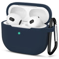 Silicone Case - for Apple AirPods 3, Smooth thin Material - Navy Blue