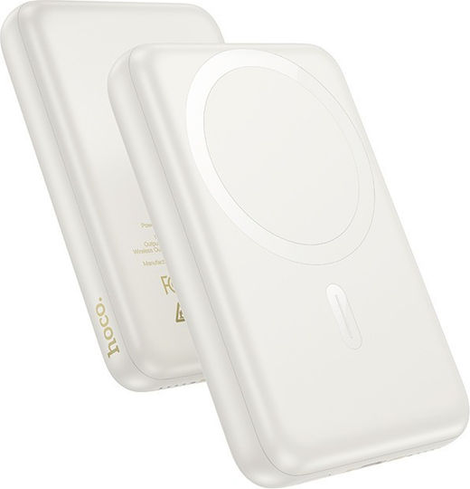 Hoco J141 MagSafe Power Bank 10000mAh 20W με Θύρα USB-C White