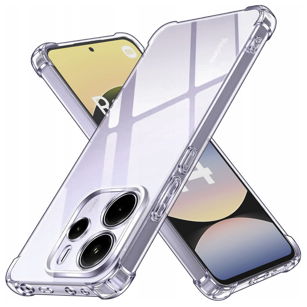 Shockproof Clear Silicone - Xiaomi Redmi Note 14 4G (Standard) - Clear