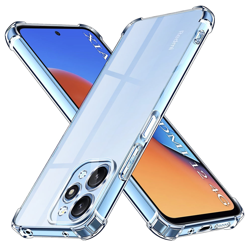 Shockproof Clear Silicone - Xiaomi Redmi 12 4G / 12 5G - Clear