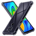 Shockproof Clear Silicone - Xiaomi Redmi Note 9 / Redmi 10X 4G - Smoke Black