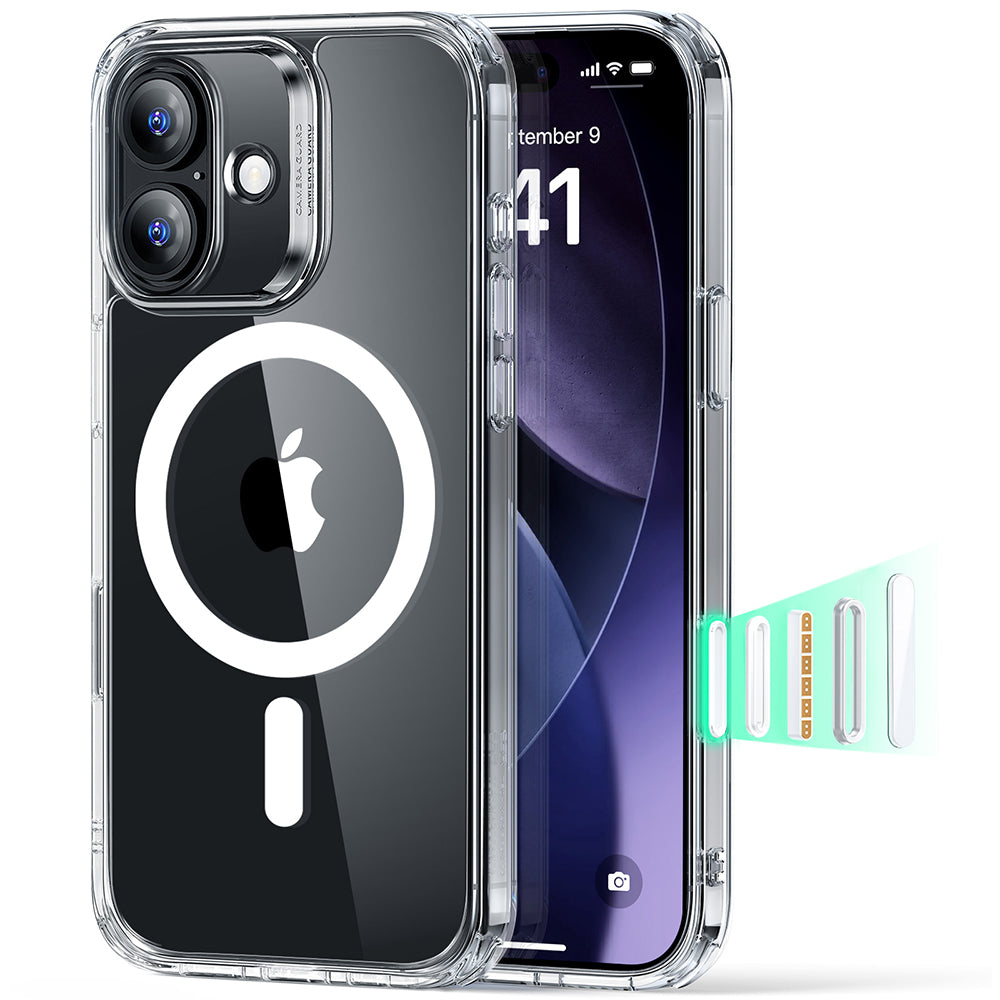ESR - Classic Hybrid HaloLock - iPhone 17 - Clear