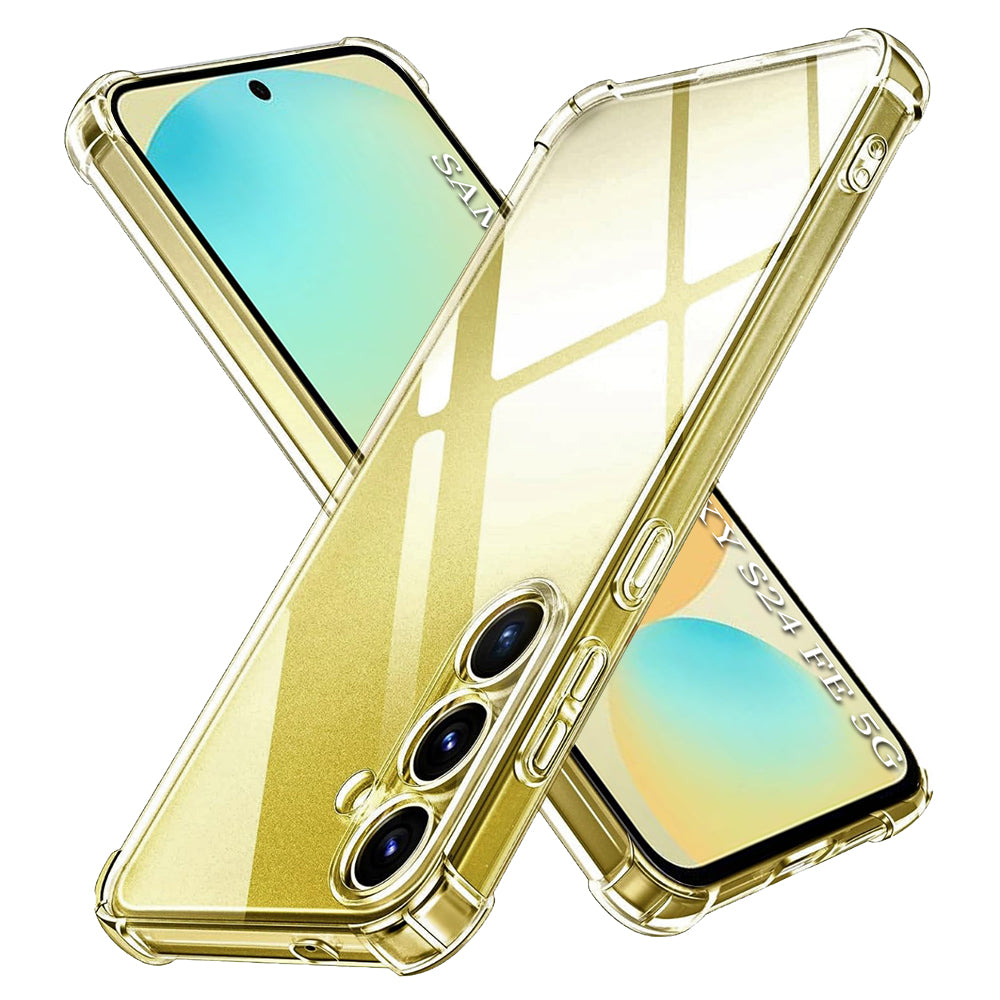 Shockproof Clear Silicone - Samsung Galaxy S24 FE - Clear